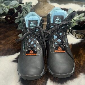 NWT RBX Black and Blue hiking trail boots